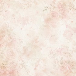 Papirblok Rosernes Poesi 15 x 15 cm - Luna Hobby