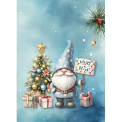 Papirblok A6 Gnomes - Luna hobby