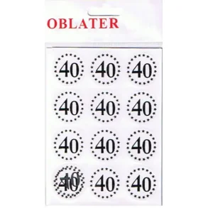 Oblater 40 med stjerner 24stk