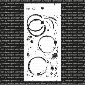 Stencil No. 40 gummiapan  RESTORDRE