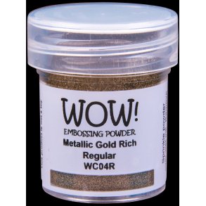 WOW Embossingpulver Metallic Gold Rich Regular WC04R