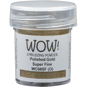 WOW Embossing Powder Metallics - Polished Gold - Super Fine WC08SF