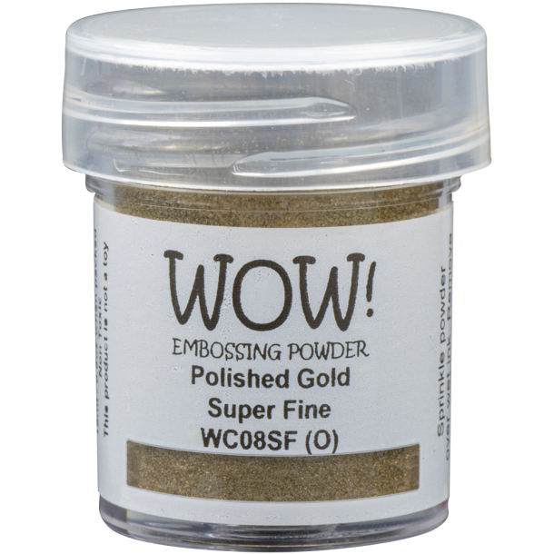 WOW Embossing Powder Metallics - Polished Gold - Super Fine WC08SF