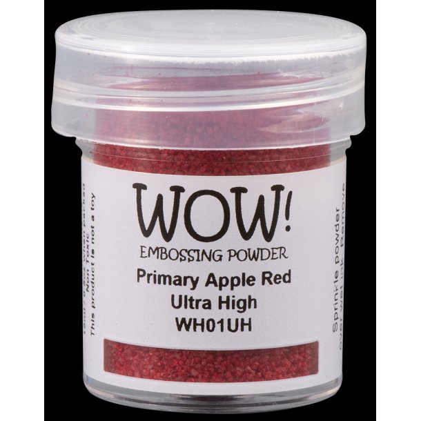 WOW Embossingpulver Primary Appel Red Ultra High WH01UH