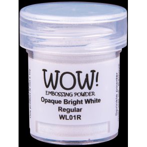 WOW Embossingpulver Opaque Bright White Regular WL01R