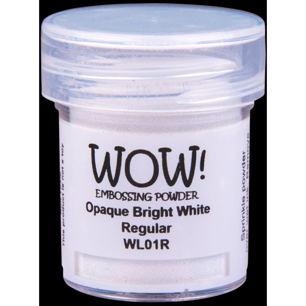 WOW Embossingpulver Opaque Bright White Regular WL01R