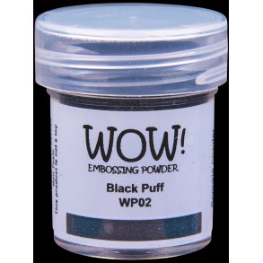 WOW Embossingpulver Black Puff WP02