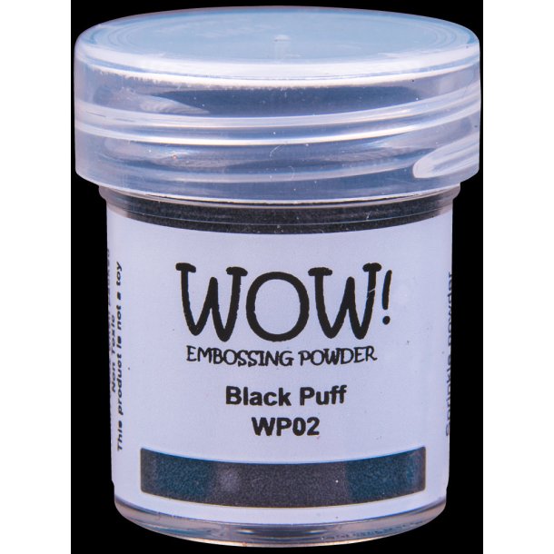 WOW Embossingpulver Black Puff WP02