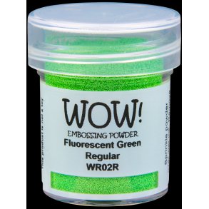WOW Embossingpulver Fluorescent Green Regular WR02R