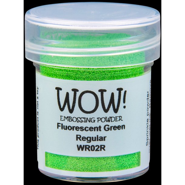 WOW Embossingpulver Fluorescent Green Regular WR02R