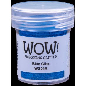 WOW Embossingpulver Glitter Blue Glitz WS04R