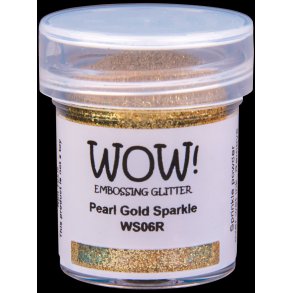 WOW Embossingpulver Glitter Pearl Gold Sparkle WS06R