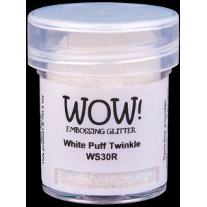 WOW Embossingpulver Glitter White puff Twinkle WS30R