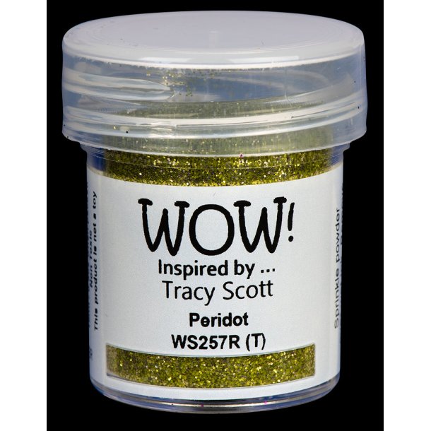 WOW Embossingpulver Glitter Peridot WS257R (T)