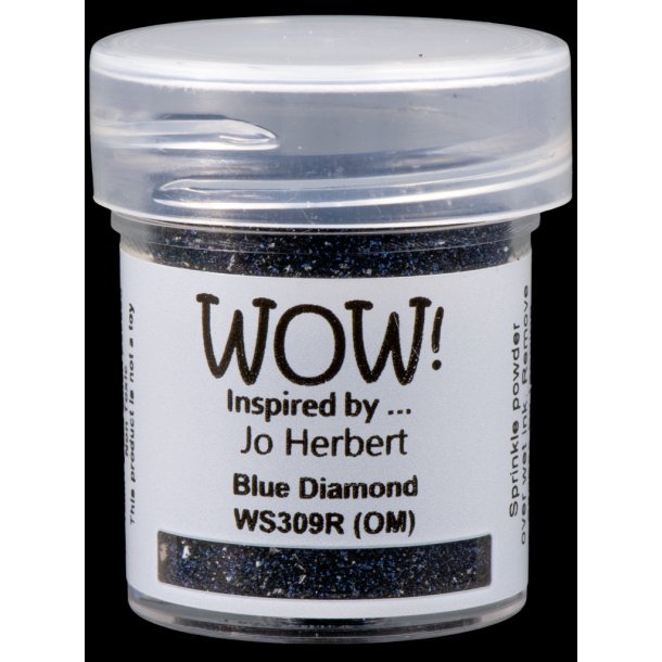 WOW Embossingpulver Glitter Blue Diamond WS309R (OM)