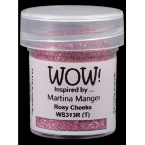 WOW Embossingpulver Glitter Rosy Cheeks WS313R (T)