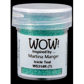 WOW Embossingpulver Glitter Icicle Teal WS314R (T)