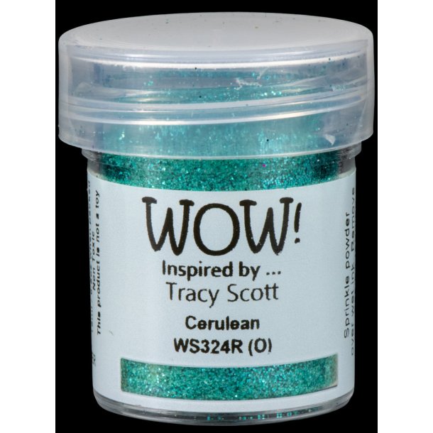 WOW Embossingpulver Glitter Cerulean WS324R (O)