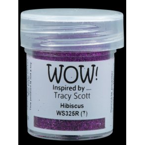 WOW Embossingpulver Glitter Hibiscus WS325R (T)