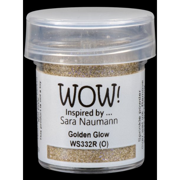 WOW Embossingpulver Glitter Golden Glow WS332R (O)