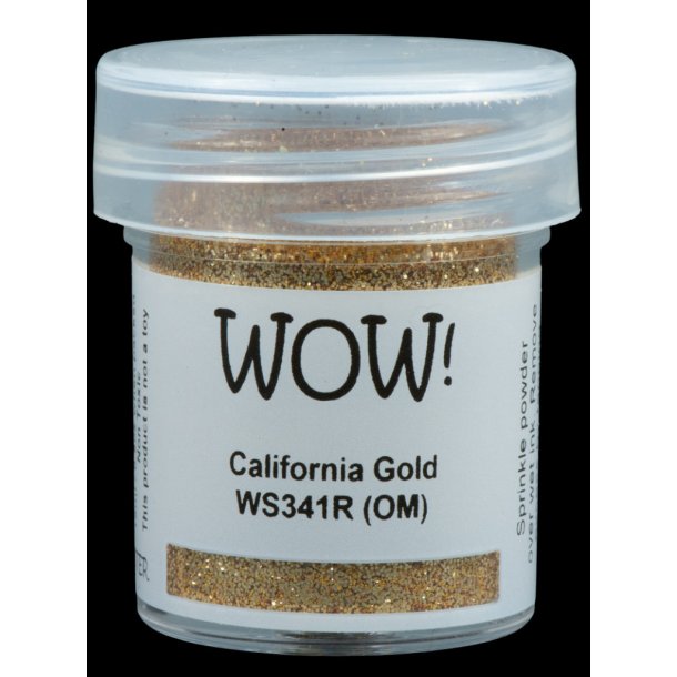 WOW Embossingpulver Glitter California Gold WS341R (OM)