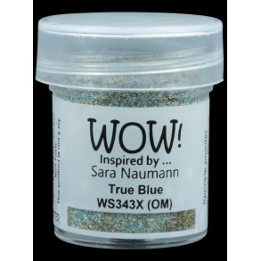 WOW Embossingpulver Glitter True Blue WS343X (OM)