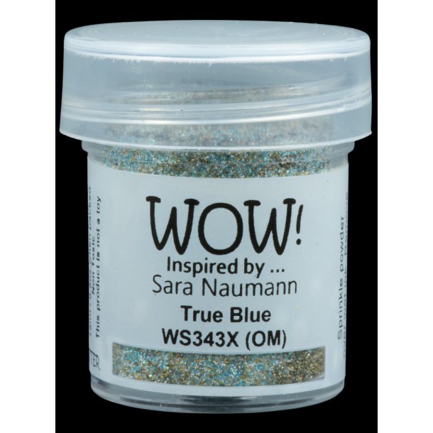 WOW Embossingpulver Glitter True Blue WS343X (OM)