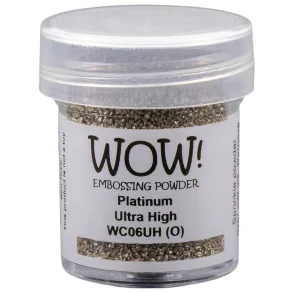 Wow embossing Metallics - Platinum - Ultra High WC06UH