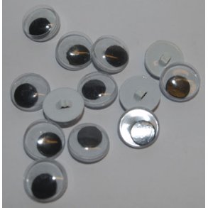 Rulle�jne 10mm sy p� 20stk sort/hvid RESTORDRE