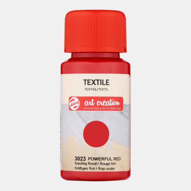 Textil maling 3023 powerful red 50ml