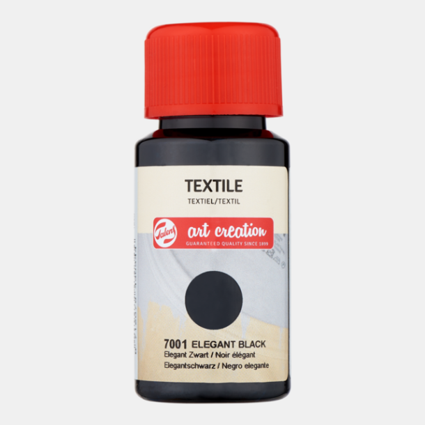 Textil maling 7001 Elegant black 50ml