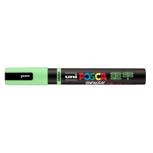 Posca Brush Light Green 1.0-4.0mm