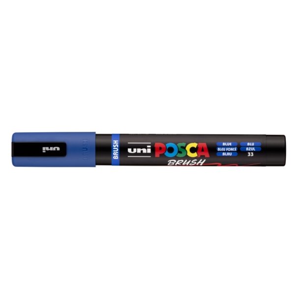 Posca Brush Blue 1.0-4.0mm