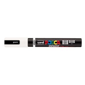 Posca Brush White 1.0-4.0mm