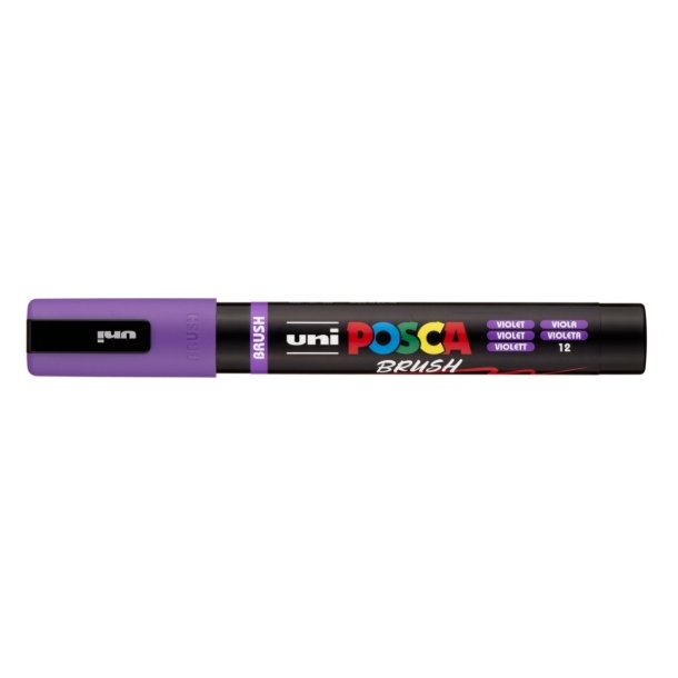 Posca Brush Violet 1.0-4.0mm