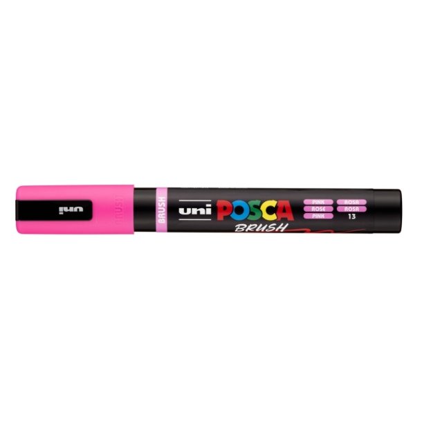 Posca Brush Pink 1.0-4.0mm