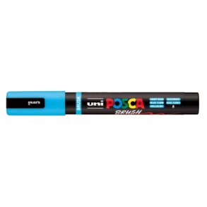 Posca Brush Light Blue 1.0-4.0mm