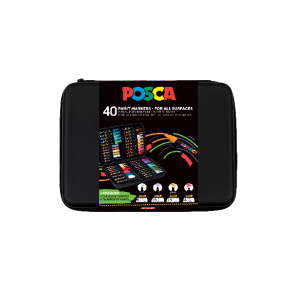 Post s�t / kuffert 40 stk ass. 