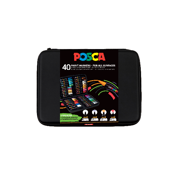 Post s�t / kuffert 40 stk ass. 