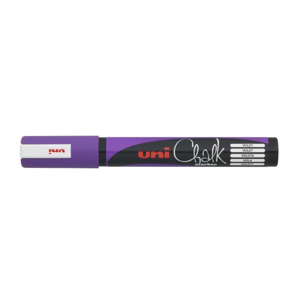 Uni Chalk marker violet 5M stregbredde 1,8-2,5mm