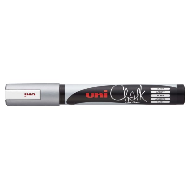 Uni Chalk marker silver 5M stregbredde 1,8-2,5mm