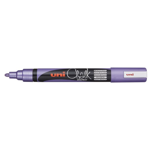 Uni Chalk marker metallic violet 5M stregbredde 1,8-2,5mm