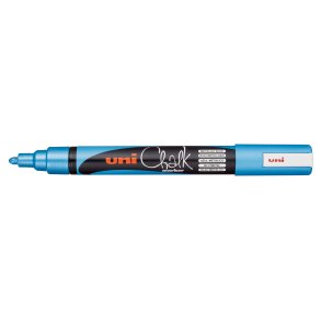 Uni Chalk marker metallic blue 5M stregbredde 1,8-2,5mm