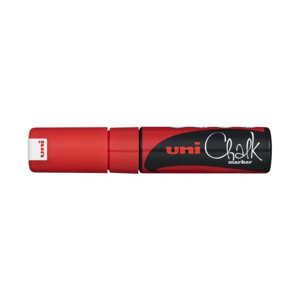 Uni Chalk marker red 8K stregbredde 8mm