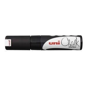 Uni Chalk marker black 8K stregbredde 8mm