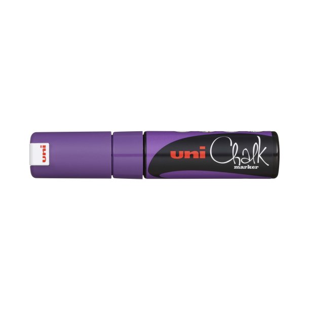 Uni Chalk marker violet 8K stregbredde 8mm