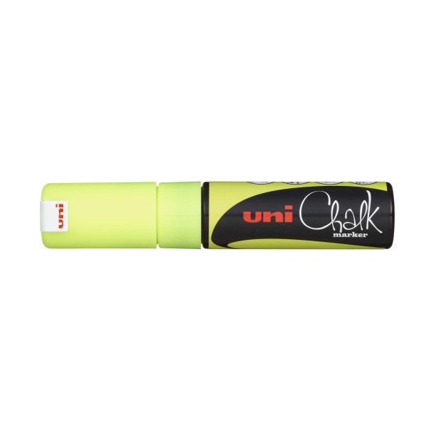 Uni Chalk marker fluo yellow 8K stregbredde 8mm