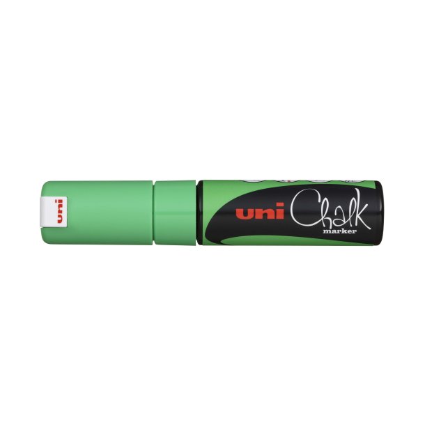 Uni Chalk marker fluo green 8K stregbredde 8mm