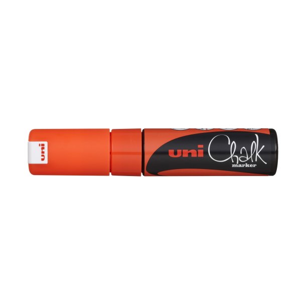 Uni Chalk marker fluo orange 8K stregbredde 8mm