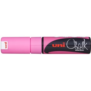 Uni Chalk marker fluo pink 8K stregbredde 8mm